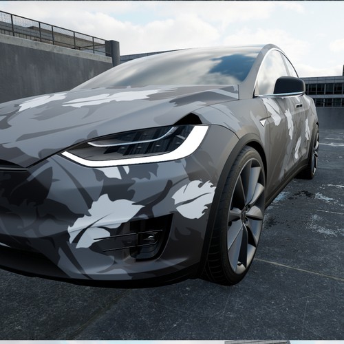 Tesla Model X Design por TANSA ART