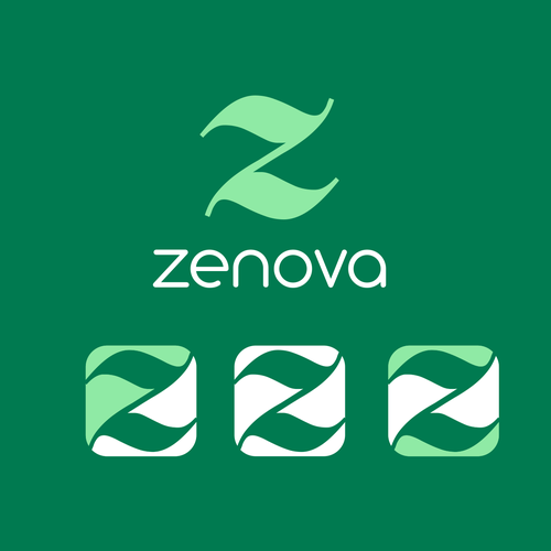 Zenova Logo: Revolutionary suite of health and wellness mobile apps Design by Kencono Wungu