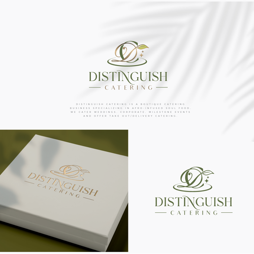 Distinguish Catering : A Taste of Home with a Luxurious Experience Design by CrissVons