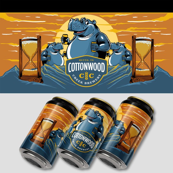 Illustration Beer Packaging