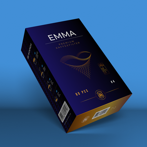 EMMA Coffee filter paper needs a smart packaging Design by OMEKHU786