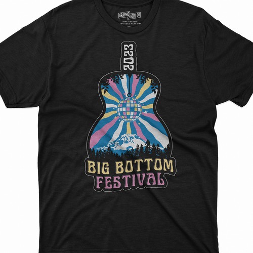 Looking for a Fun and Funky Festival T-shirt Design! Design by Judgestorm