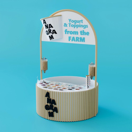 Design a 3D render for food serving kiosk Design by faks