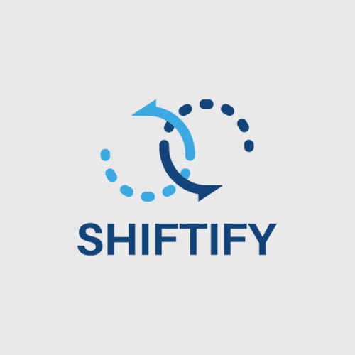 Minimalist and modern logo design for modern work shift management application Design by Safier