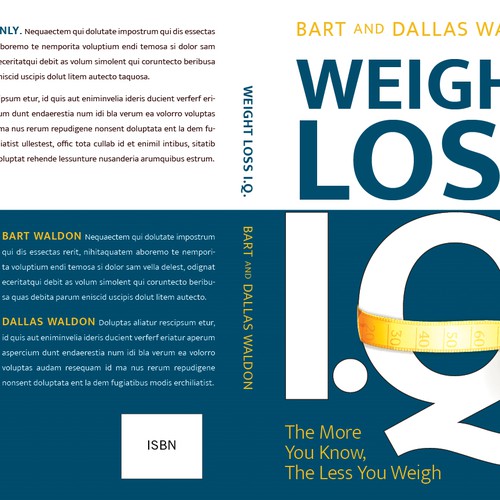 Design a creative and simple cover for weight loss book Design by TeaBerry