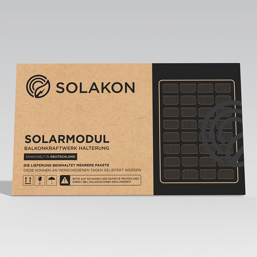 Create a nice Packaging Design for Solar Panels Design by Pice Wilf