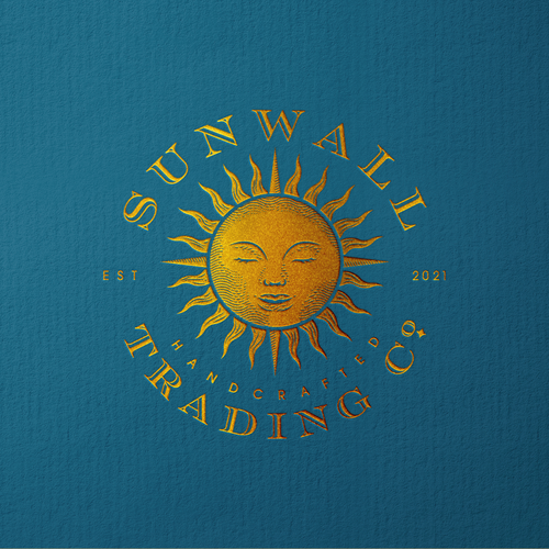 Hatching/stippling style sun logo... let’s create an awesome vintage-luxury logo! Diseño de gothlux