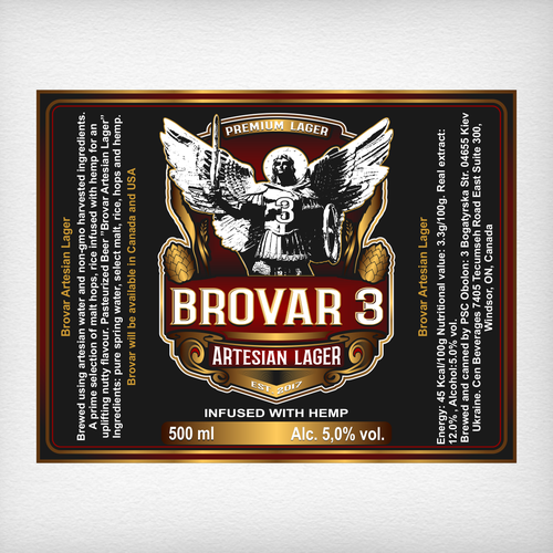 A Can of Beer infused with goodness needs a label Design by DataDesign99d