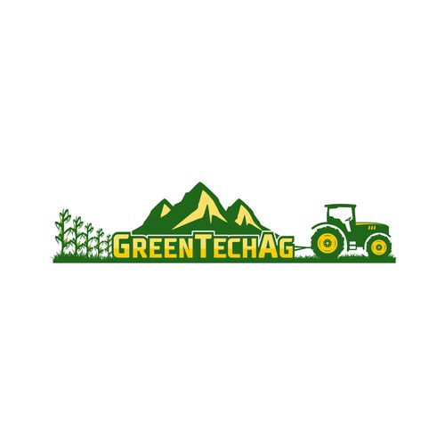 John Deere Logo Pattern with Black Outline