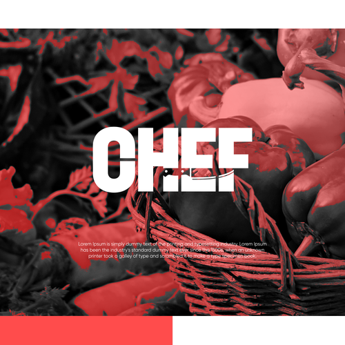 "CHEF": Food & Cooking Social Media Logo Design by ALPHA CREATION ✅
