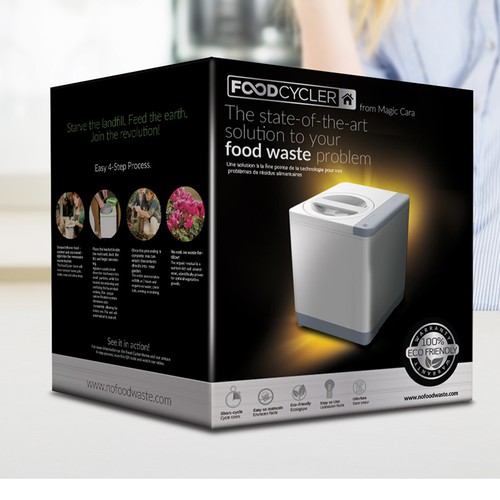 Food Cycler Indoor Composter Package Design Design by Mr. Ozz