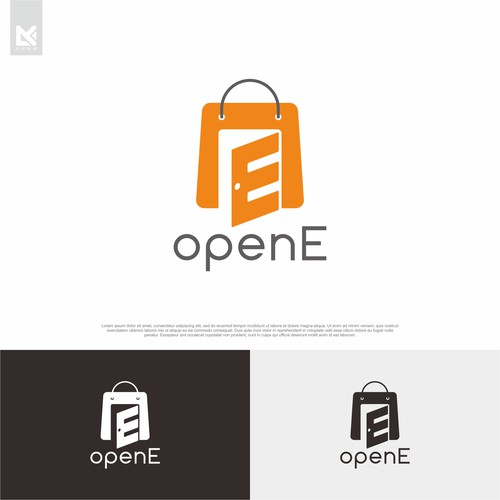 Online Shopping Platform Logo Design by K R W N