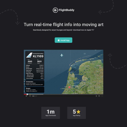 Landing page design contest entry by DesignChamps