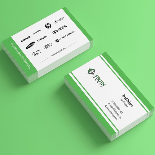 New High Tech Business Cards for High Tech Company Design by theweborigin
