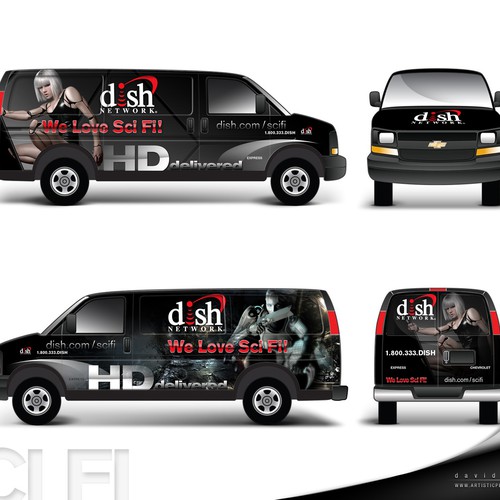 V&S 002 ~ REDESIGN THE DISH NETWORK INSTALLATION FLEET Design por artisticperson.com