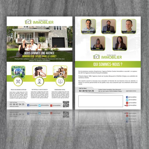 Postcard, flyer or print contest entry by zenefashions