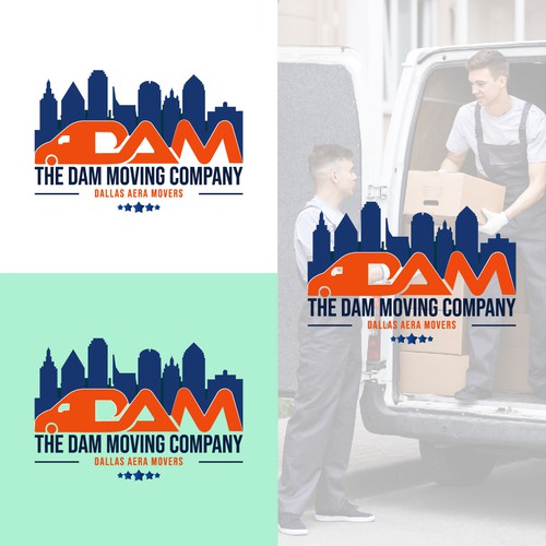 Design a fun, high-quality logo for The DAM Moving Company Design réalisé par Muhiuddin99