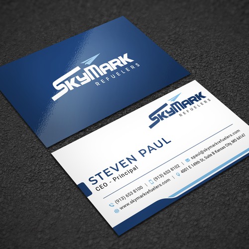 Need business card redesign for Aircraft Truck Fueling company Design by H_IMAM