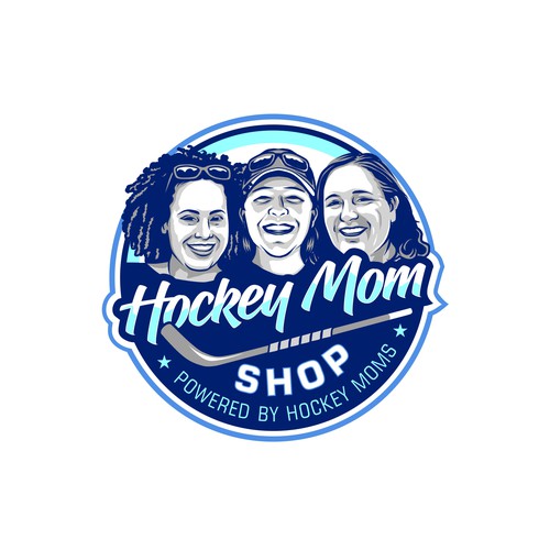 Help Power these Hockey Moms with "Kickazz" logo Design by brint'X