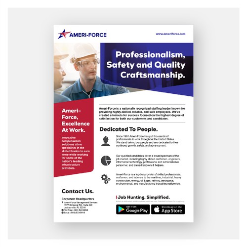 Ameri-Force electronic brochure Design by RidwanRusdianto