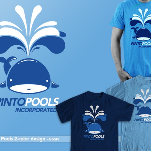 NEW Tshirt Design for swimming pool company Design by BootsBoots