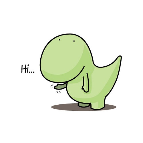 cute little t rex