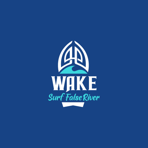 Edgy/sophisticated wake surf logo for a female/male group of wake surfers that embody a luxury life. Nothing predictable Design by oopz