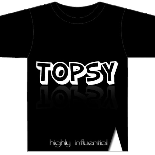 T-shirt for Topsy Design por AdamStevens