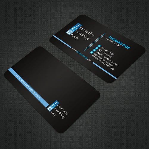 Design di ICG Business Cards di Naim Uddin