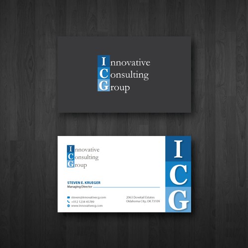 Design di ICG Business Cards di Head Office