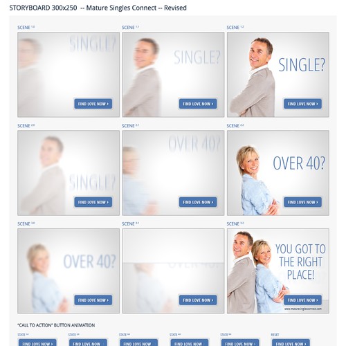 Create the next banner ad for Mature Singles Connect Design by lipovski.v