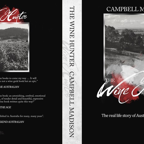 Book Cover -- The Wine Hunter Diseño de Dartgh