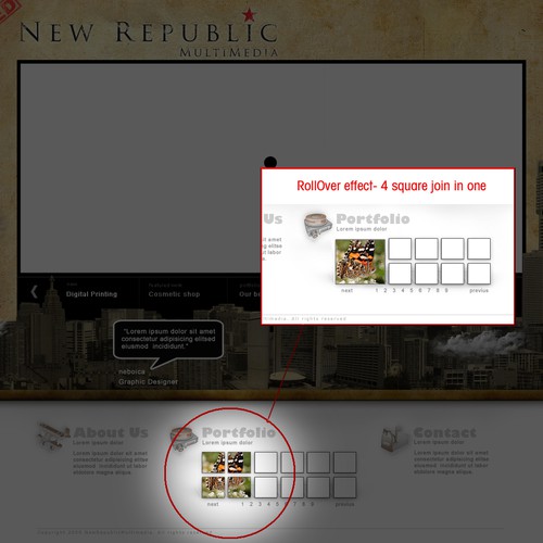 Media Companies New Design. PSD Only! Design by neboica