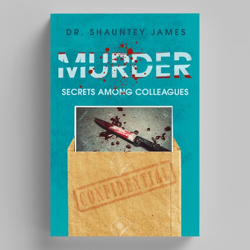 Cover for a classic murder mystery where secrets and lies fly among college professors Design by elQue.design