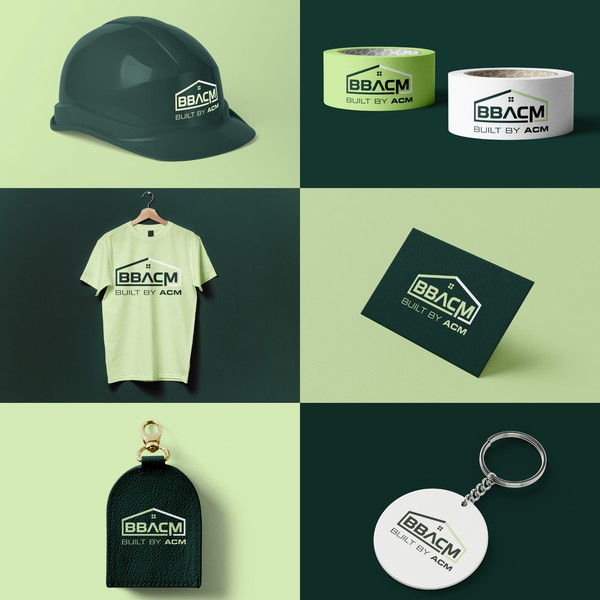 Bold Construction Brand Identity for BBACM – Built by ACM