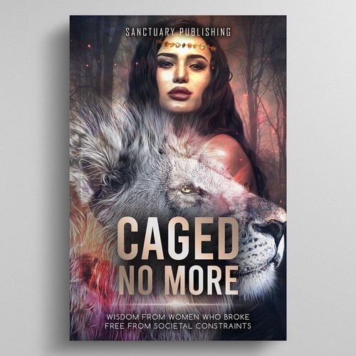 Bold and untamed book cover design wanted! Design by Danitza