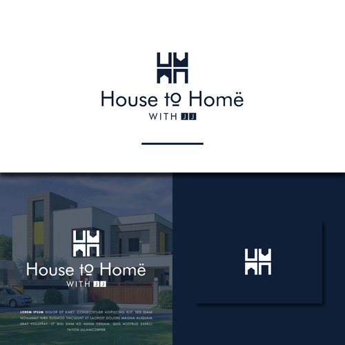 "House to Home with JJ" REAL ESTATE AGENT LOGO!! Diseño de exson