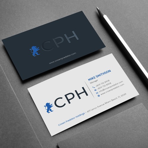 Business Card for Venture Capital Firm Business card contest