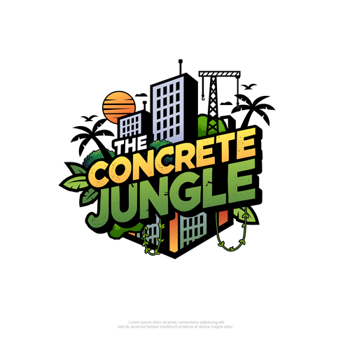 Make a logo for our FiveM Server "The Concrete Jungle" Design by Aurévo™