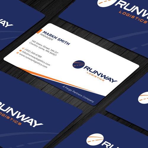 Design di Runway Logistics Business Card di prosenjit_P