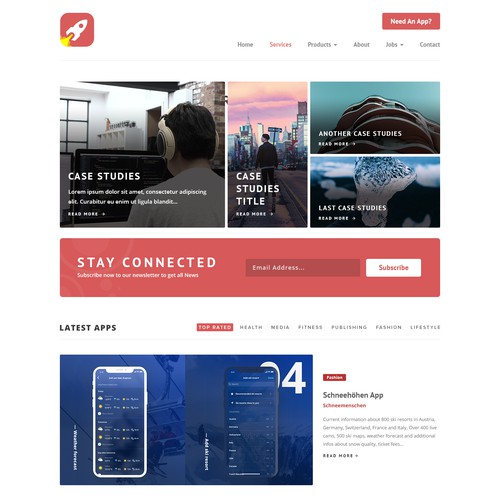 Web page design contest entry by EMENI