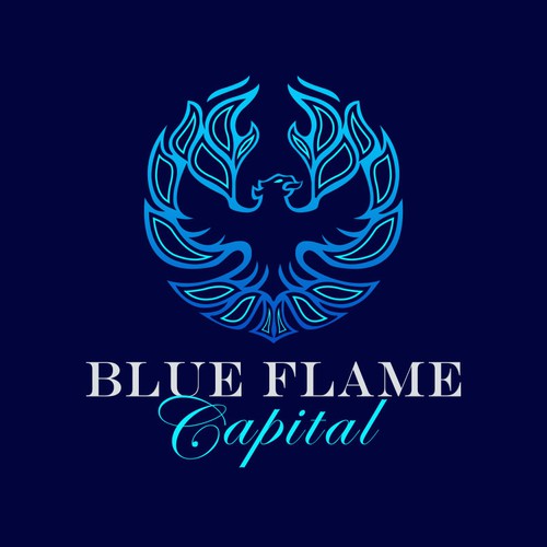 We need a Blue Flame Logo worthy of classic car hood status...but not...really. Design by Jacob Gomes