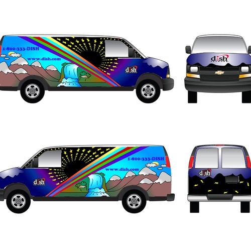 V&S 002 ~ REDESIGN THE DISH NETWORK INSTALLATION FLEET Design by honkytonktaxi