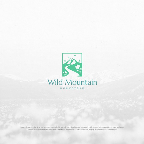 Artistic modern logo needed for a mountain-top flower farm. Design von randajanuario