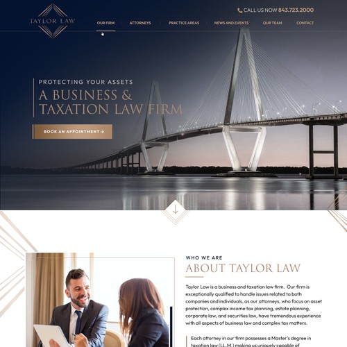 Taylow.Law Website and Software Platform Design by pb⚡️