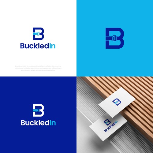 Student transportation company needs to get Buckled In to a new logo. Diseño de Razades Studio