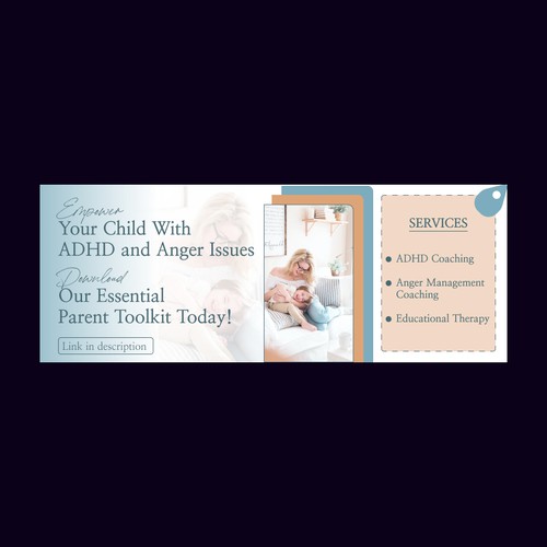 Design a FB cover for Empower Your Child With ADHD and Anger Issues:  Download Our Essential Parent Design by Humaun Kabir Design