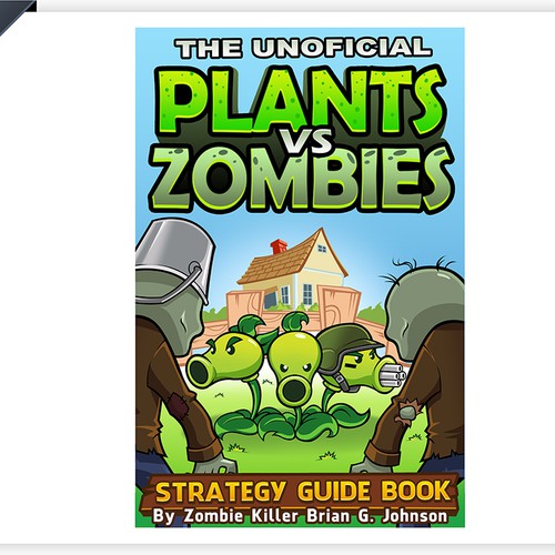 Kindle ebook Cover: Plants vs Zombies Strategy Guide Book Design by JEEYAR