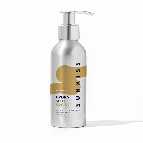 Luxury Sunscreen Label Design by bilyanas