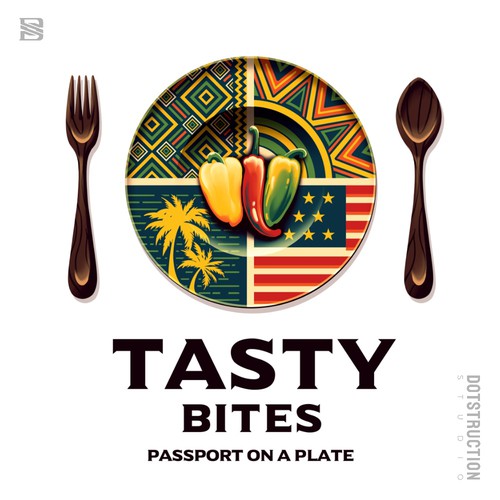 Design a Bold, Soulful Logo for Tasty Bites – Caribbean Meets Southern Comfort Design by Dotstruction Studio